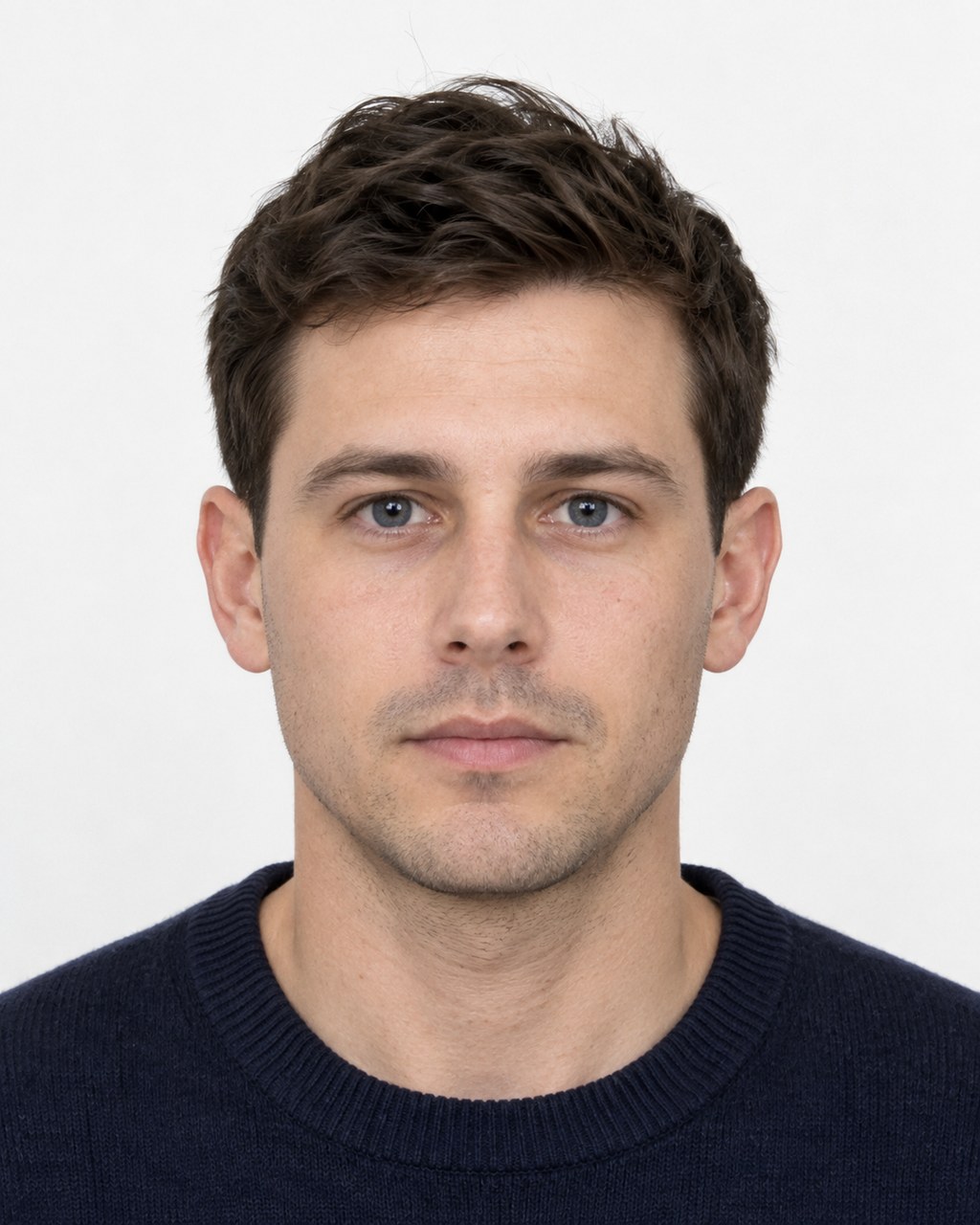 Listing sample for ChatGPT Prompt for Passport-Style ID Photo (style concept; not an end-user likeness)