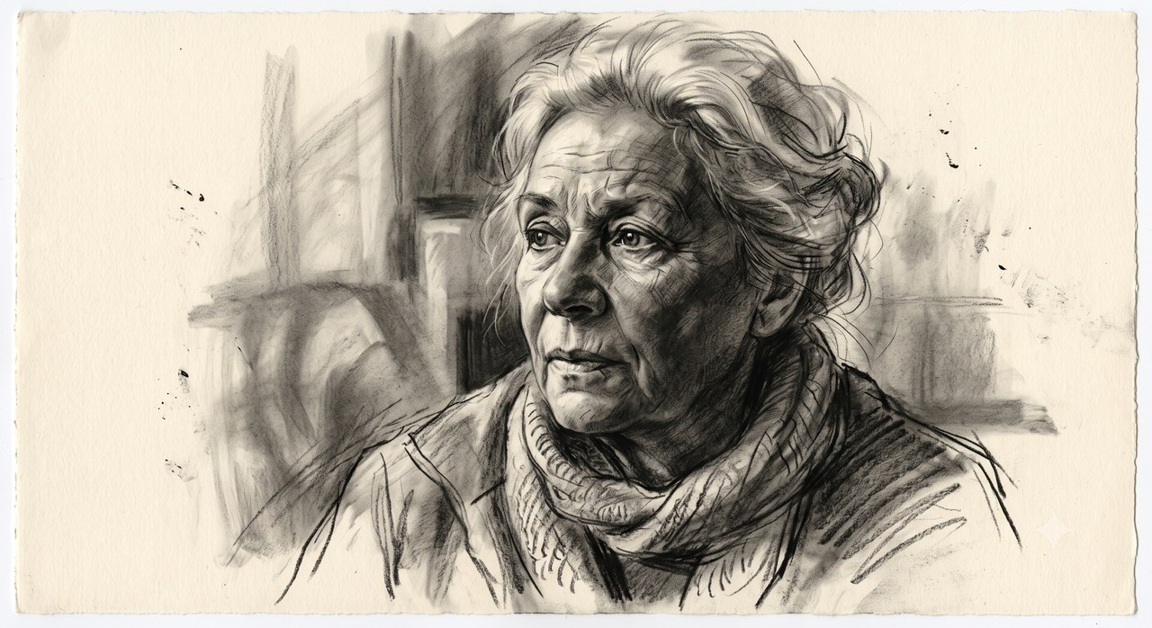 Listing sample for Flux Prompt for Charcoal Sketch Art (style concept; not an end-user likeness)