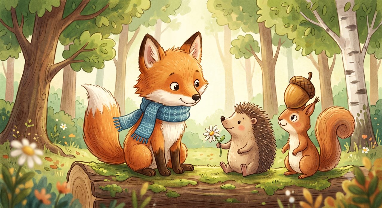 Listing sample for Flux Prompt for Children Book Illustration Art (style concept; not an end-user likeness)