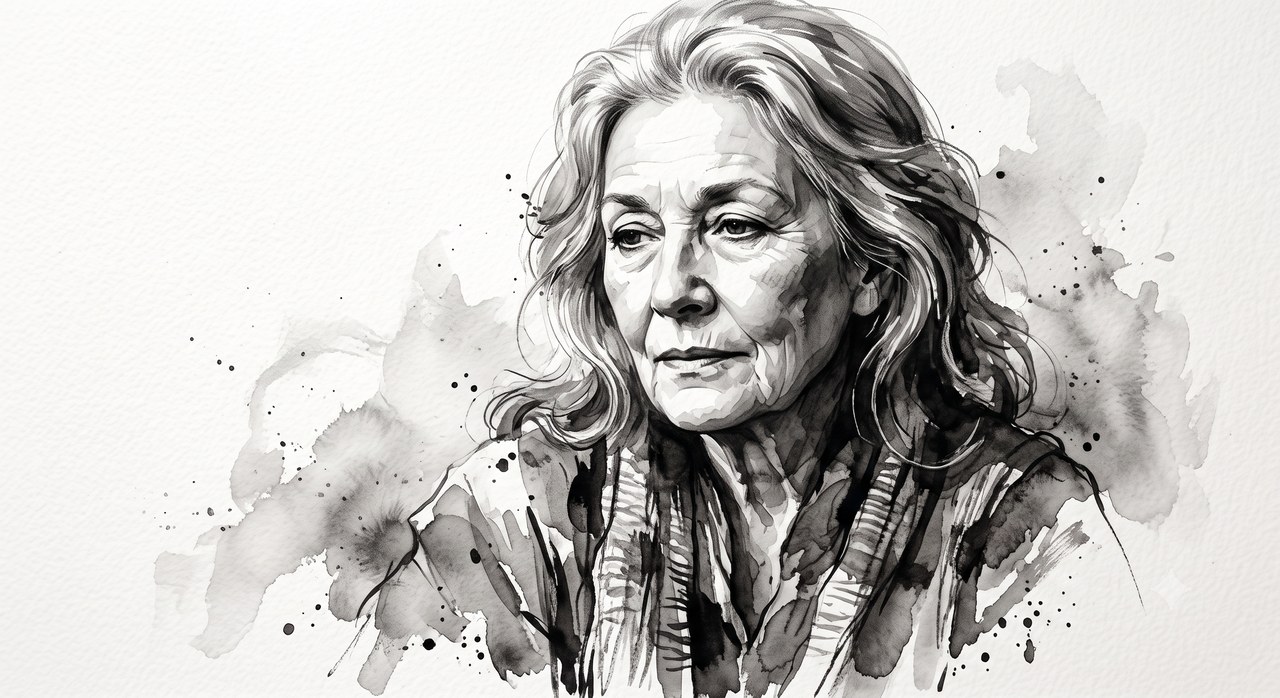 Sample output for Ink Wash Portrait Art — Midjourney Prompt