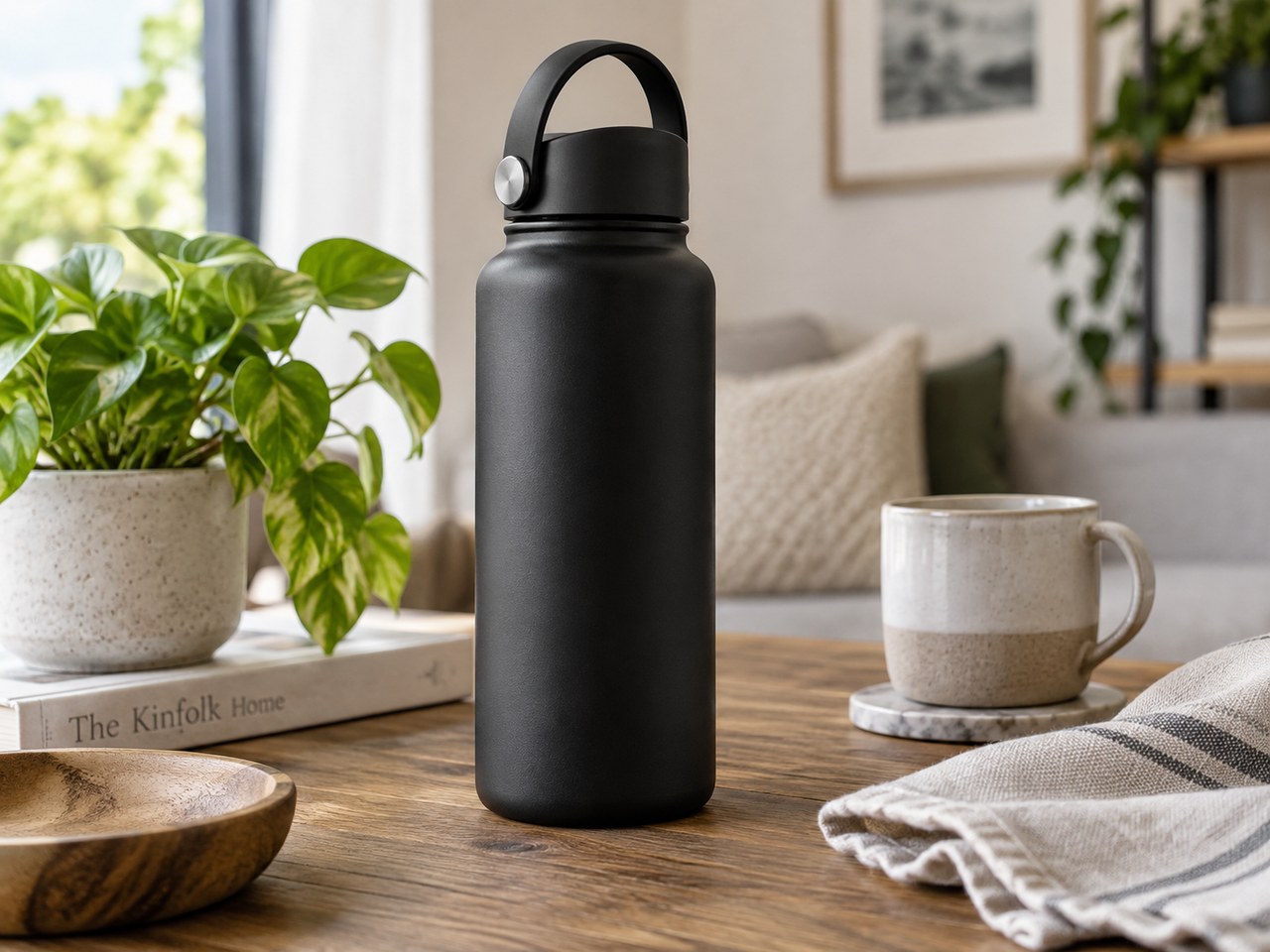 Product showcase sample for Midjourney Prompt for Lifestyle Product Scenes (style concept; not an end-user likeness)