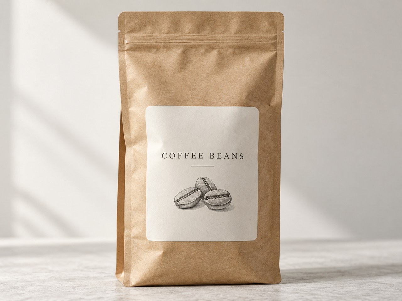 Sample output for Midjourney Product Photo Prompt — Coffee Beans Bag