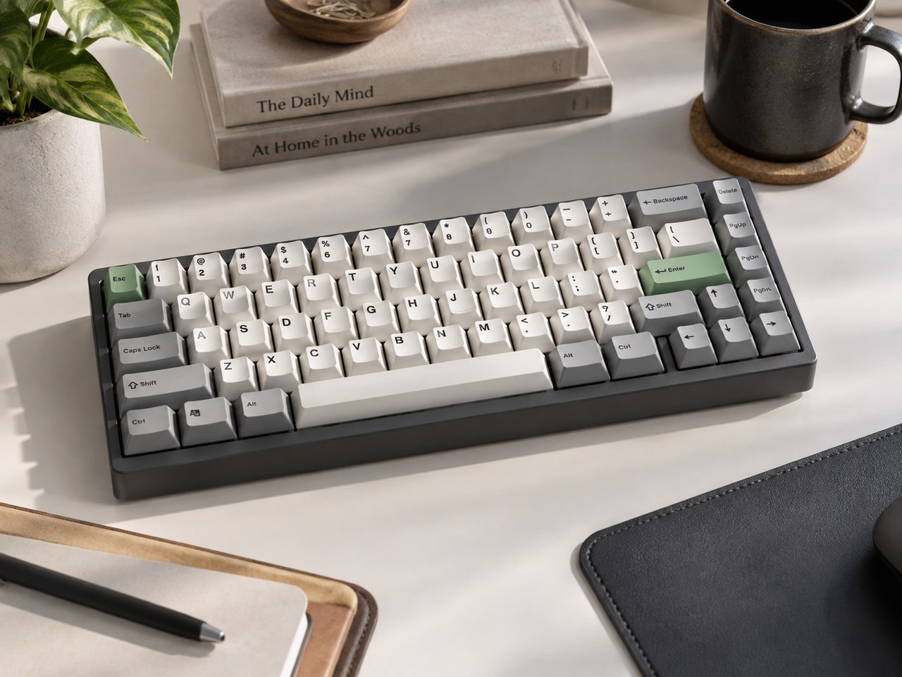 Sample output for Midjourney Product Photo Prompt — Mechanical Keyboard