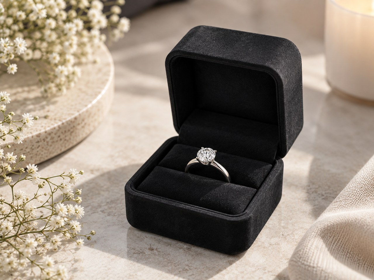 Sample output for Midjourney Product Photo Prompt — Ring Box