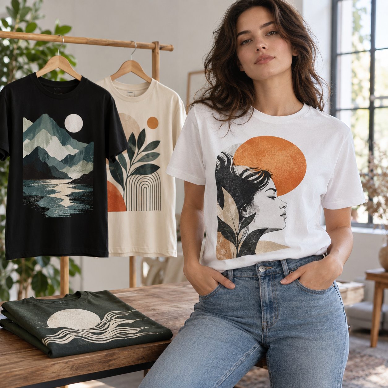 Sample output for T-Shirt Graphic Designs — Midjourney Prompt