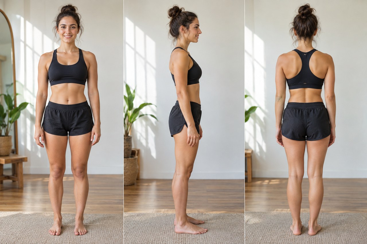 Listing sample for ChatGPT Prompt for Honest Fitness Progress Photos (style concept; not an end-user likeness)