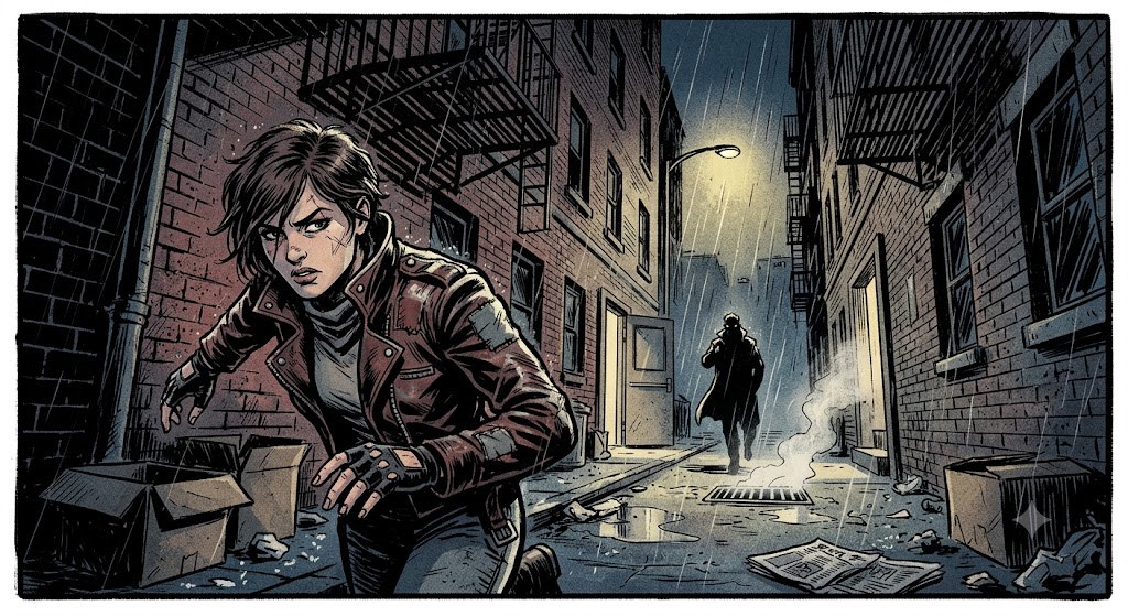 Sample output for Comic Panel Art (SD)