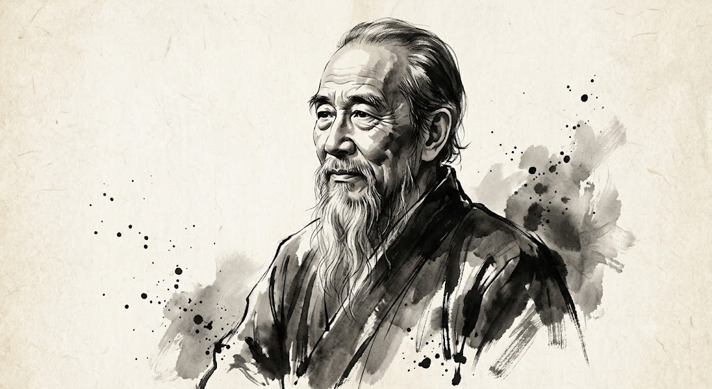 Sample output for Ink Wash Portrait Art (SD)